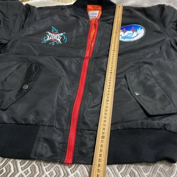 (N) J. Balvin Men's Bomber Jacket Sizes S(2), M(1) 2022 Jose Tour BN WOT Black - Picture 10 of 13